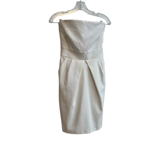 Banana Republic White Strapless Dress Size: 0 (Extra Small) Wedding Rehearsal - Picture 5 of 8